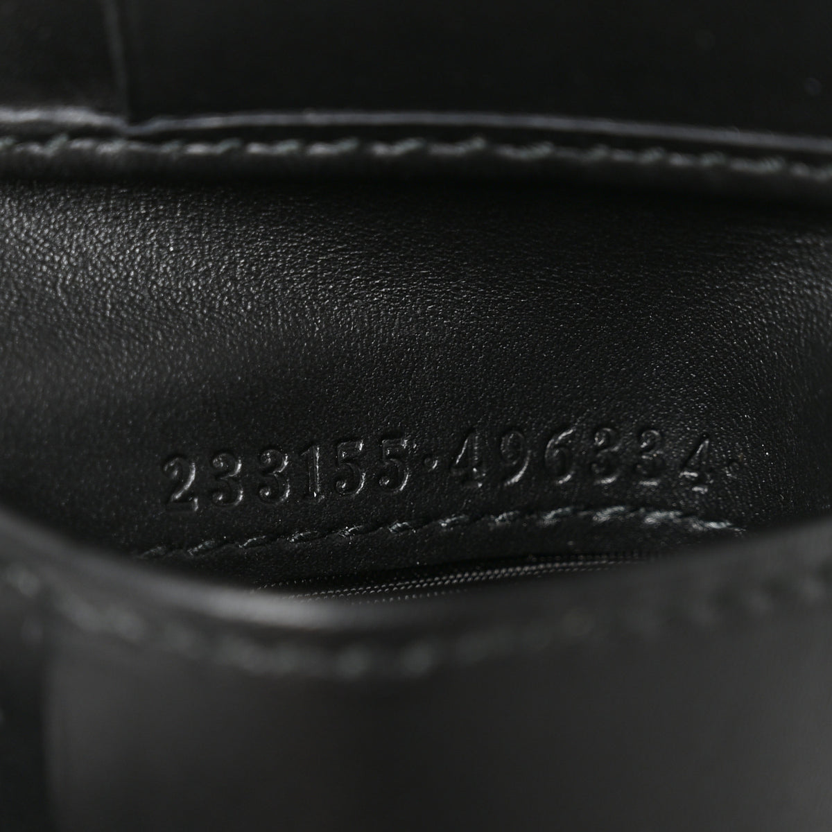 Gucci Guccissima Bi-Fold Wallet Black 7 of 8