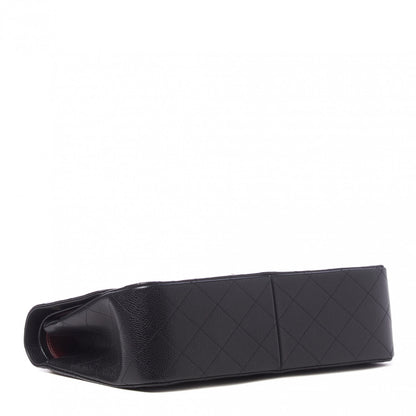 Chanel Caviar Quilted Jumbo Double Flap Black 4 of 11