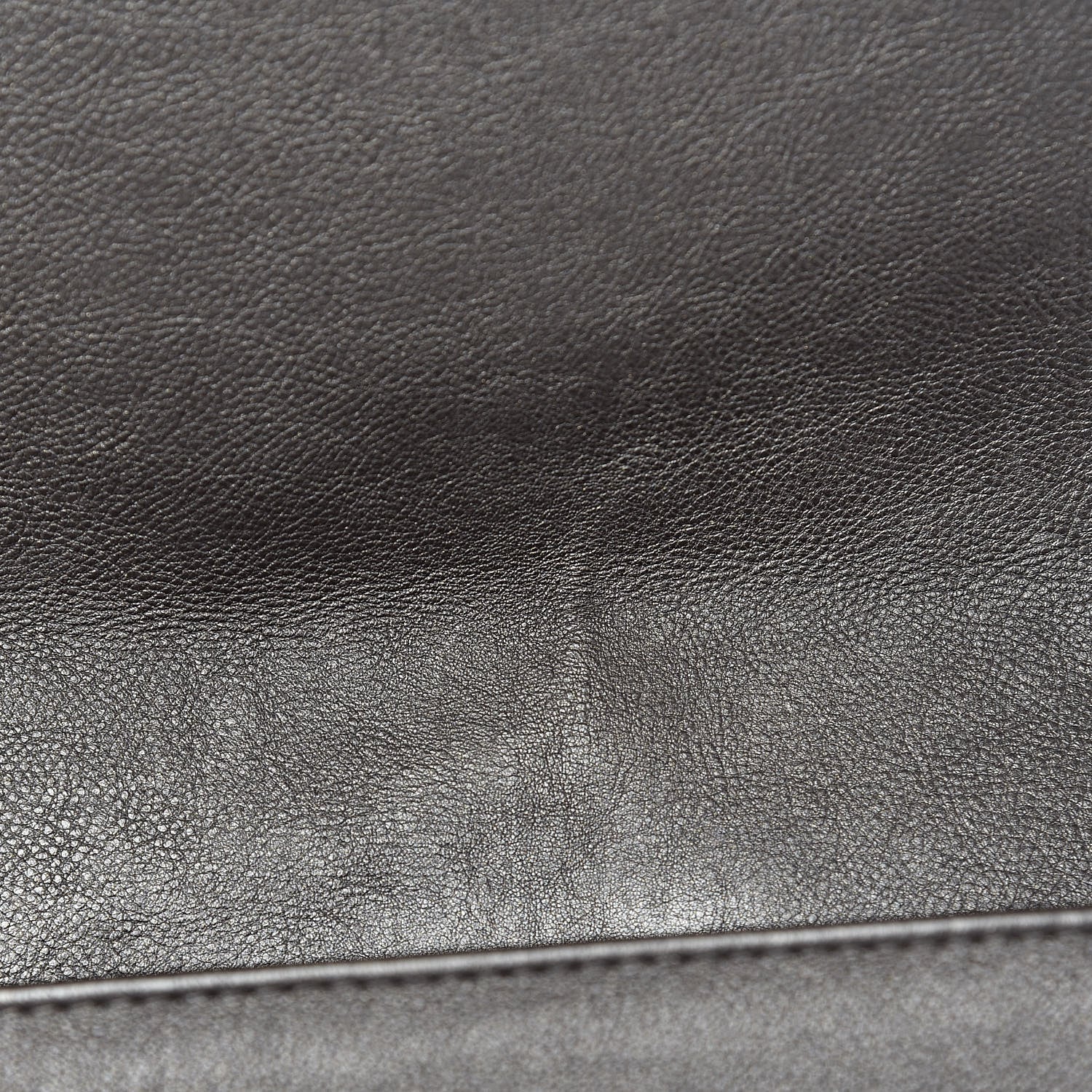 Chanel Metallic Calfskin Quilted Medium Boy Flap Dark Silver 19 of 19