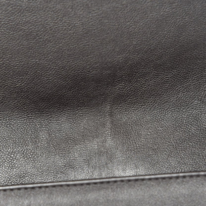 Chanel Metallic Calfskin Quilted Medium Boy Flap Dark Silver 19 of 19
