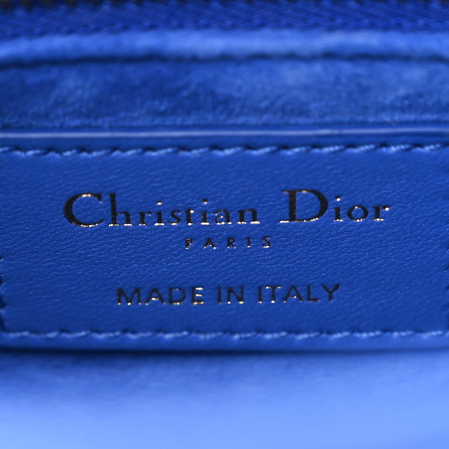Christian Dior Lambskin Cannage Small My ABCDior Lady Dior Blue 6 of 11