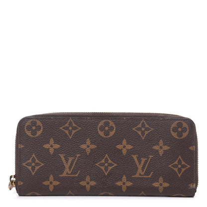 Louis Vuitton Monogram Clemence Wallet Rose Ballerine 1 of 10