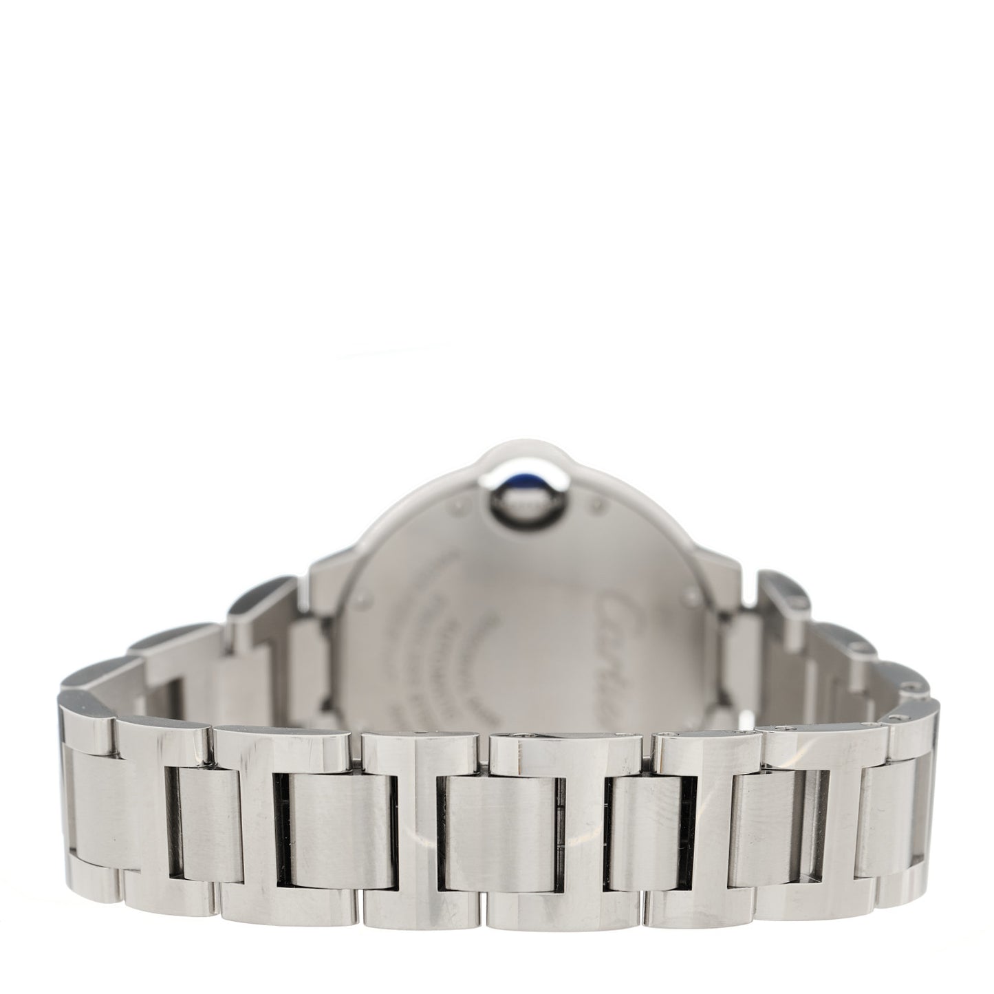 Stainless Steel 33mm Ballon Bleu De Cartier Automatic Watch Pink