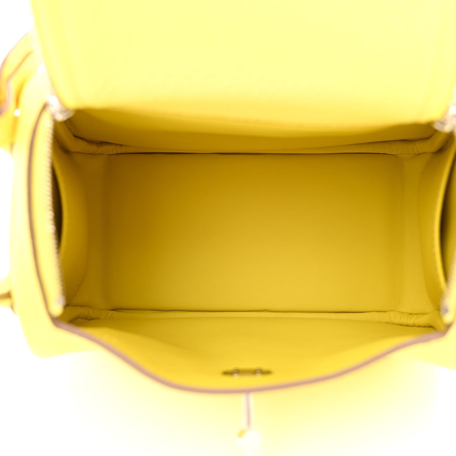 Hermes Taurillon Clemence Mini Lindy 20 Lime 5 of 11