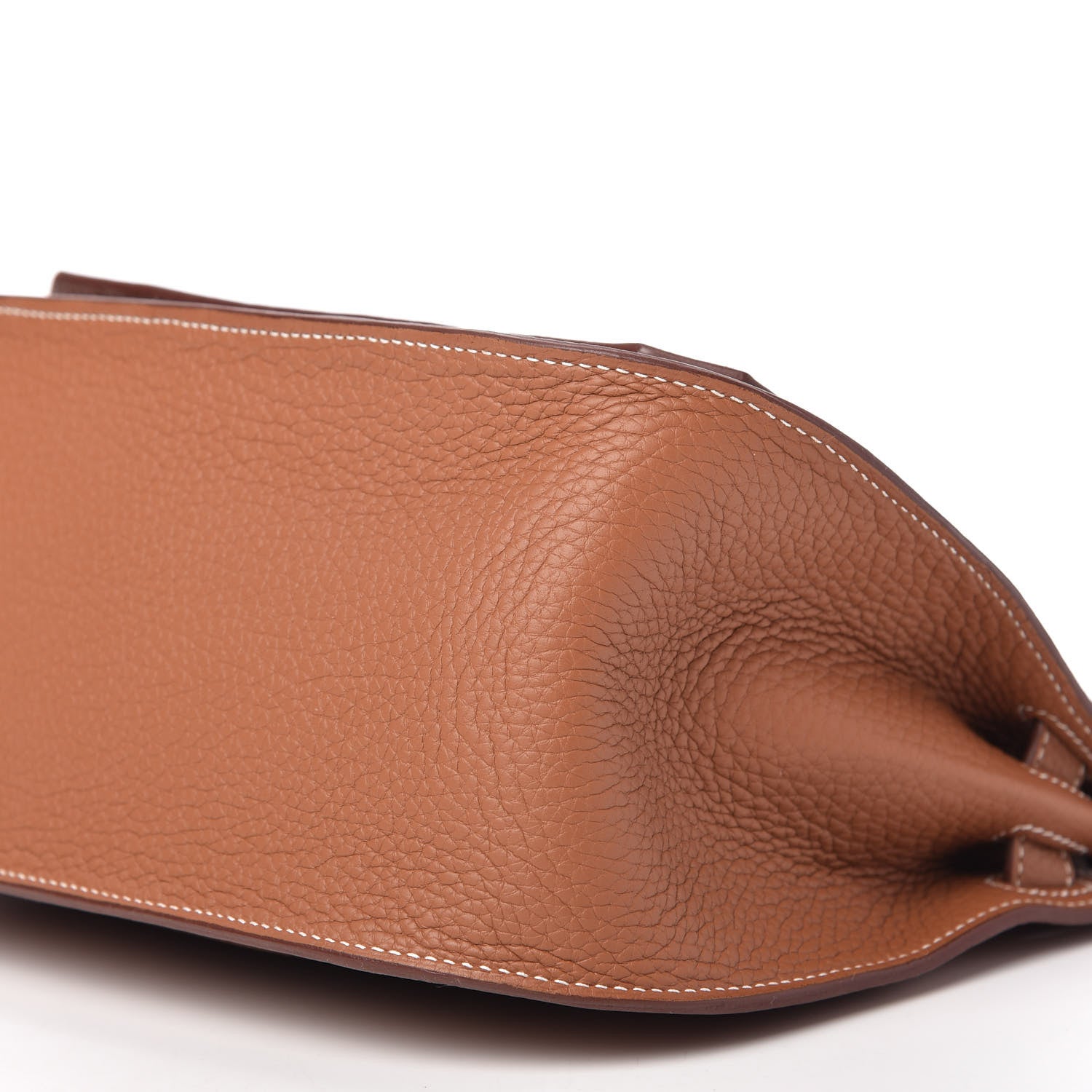 Hermes Taurillon Clemence Jypsiere 28 Gold 7 of 11