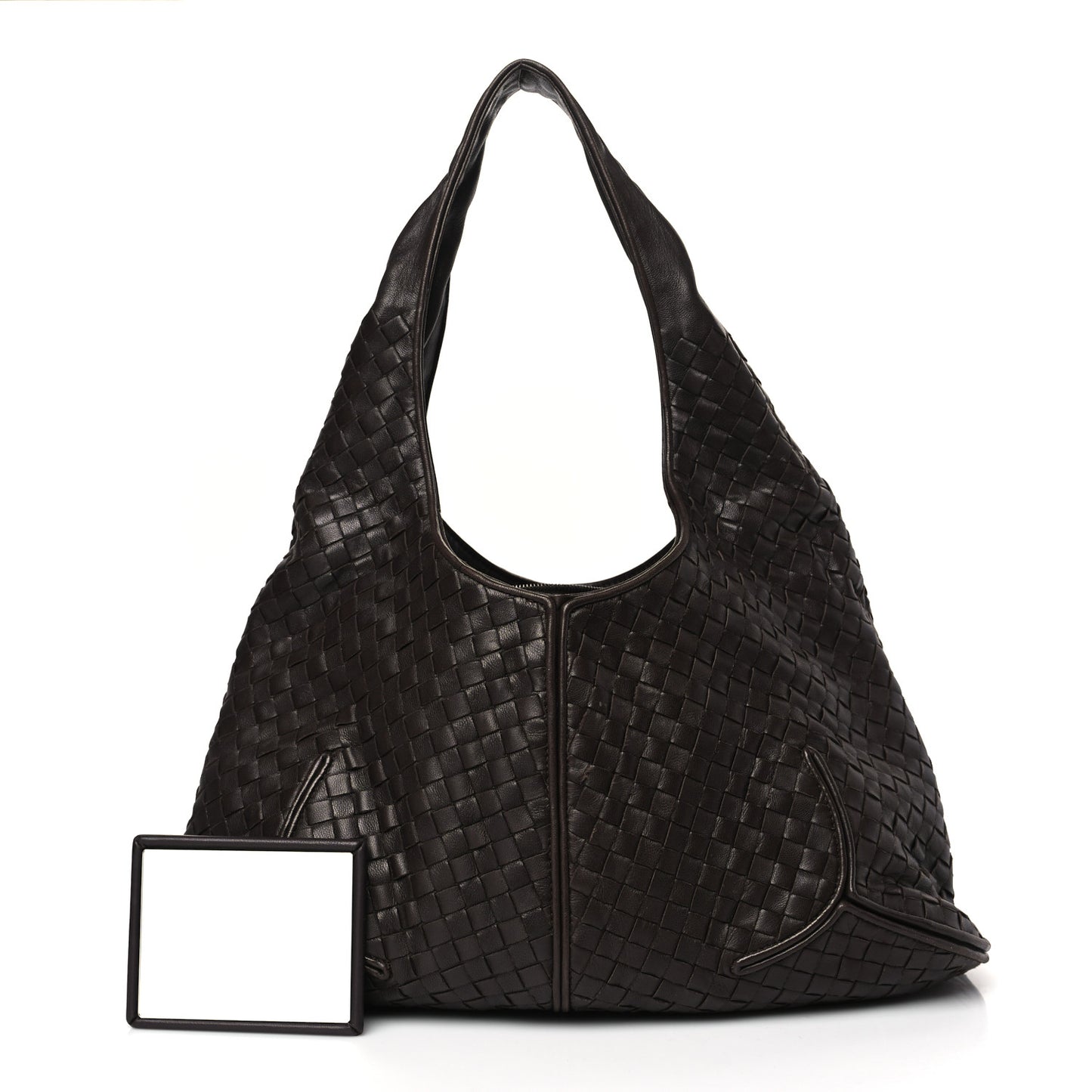 Nappa Intrecciato Ball Hobo Coffee