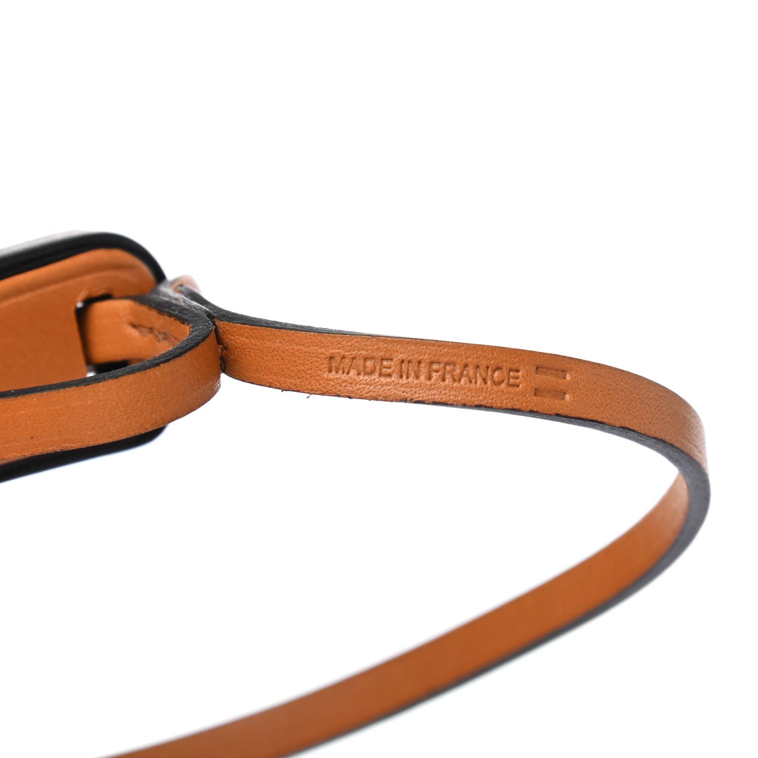 Hermes Lizard Butler Calfskin Hunter Oran Nano Bag Charm Sesame Naturel 4 of 4