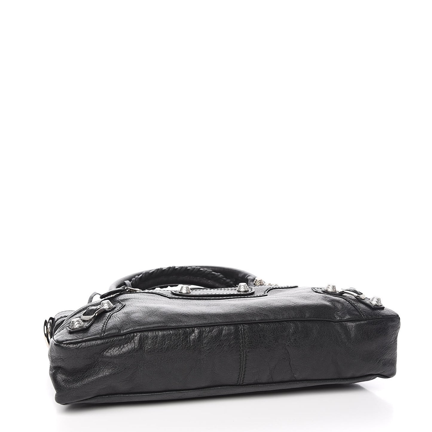 Agneau Giant 12 Silver Hardware First Black