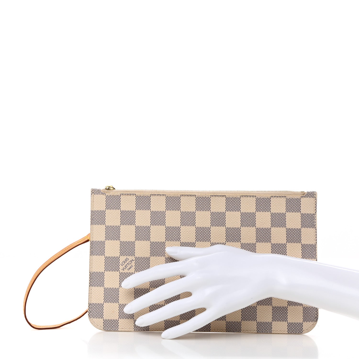 Louis Vuitton Damier Azur Neverfull MM GM Pochette 2 of 8
