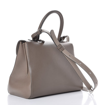 Delvaux Grained Calfskin MM Brillant Satchel Camaieux Tourterelle 3 of 8