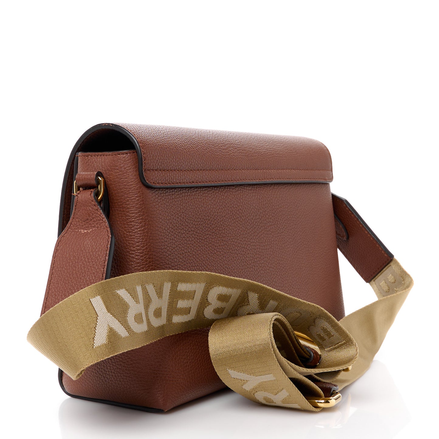 Calfskin Vintage Check Note Crossbody Bag Tan