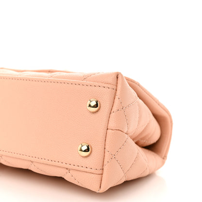 Chanel Caviar Quilted Extra Mini Coco Handle Flap Light Pink 10 of 11