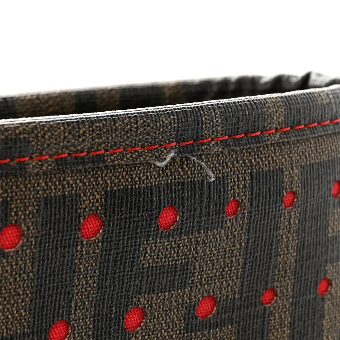 Zucca Spalmati Perforated Medium Roll Tote Tobacco Red