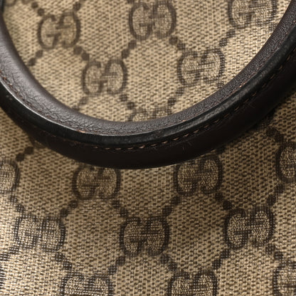 Gucci GG Plus Monogram Large Carry On Duffle Bag Brown 14 of 14