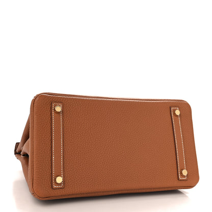 Hermes Togo Birkin 30 Gold 4 of 13