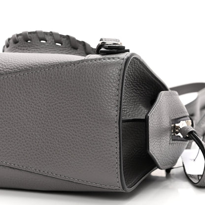 Balenciaga Grained Calfskin Neo Classic Silver Hardware Mini City Dark Grey 10 of 10