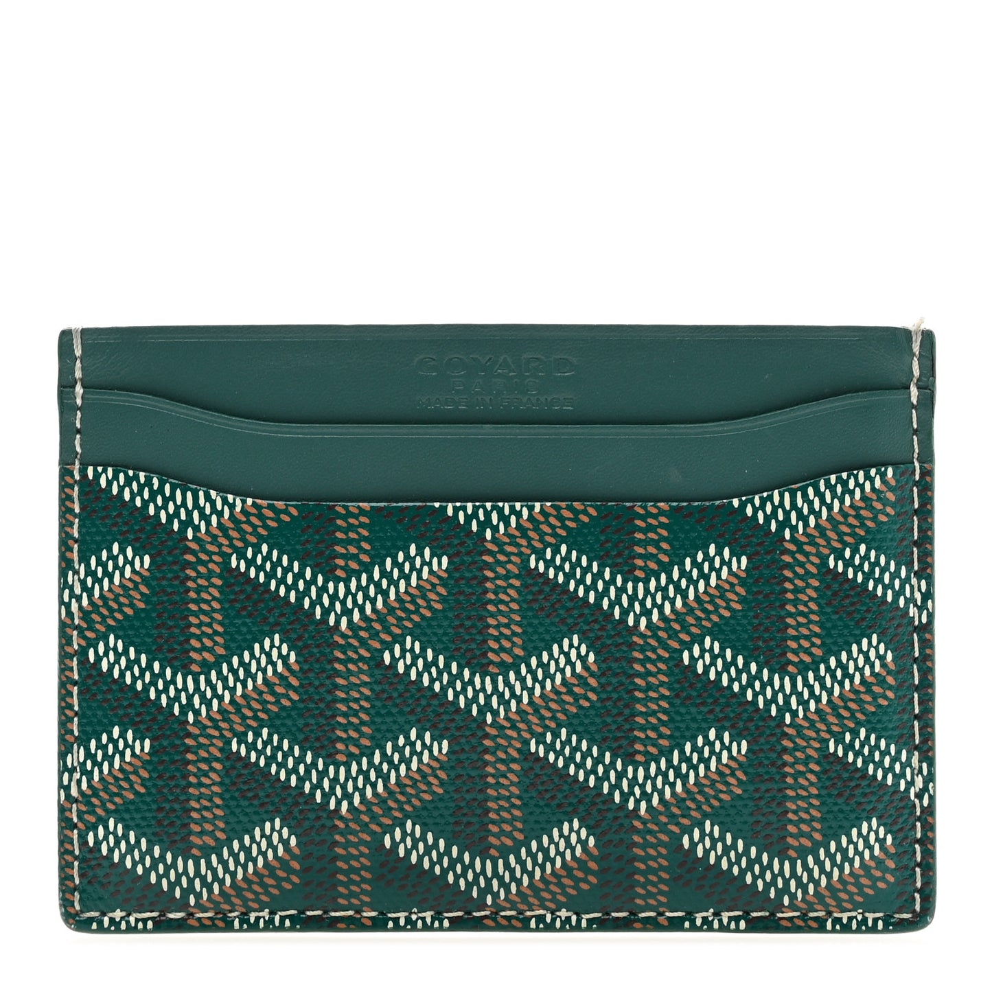 Goyardine Saint Sulpice Card Holder Green