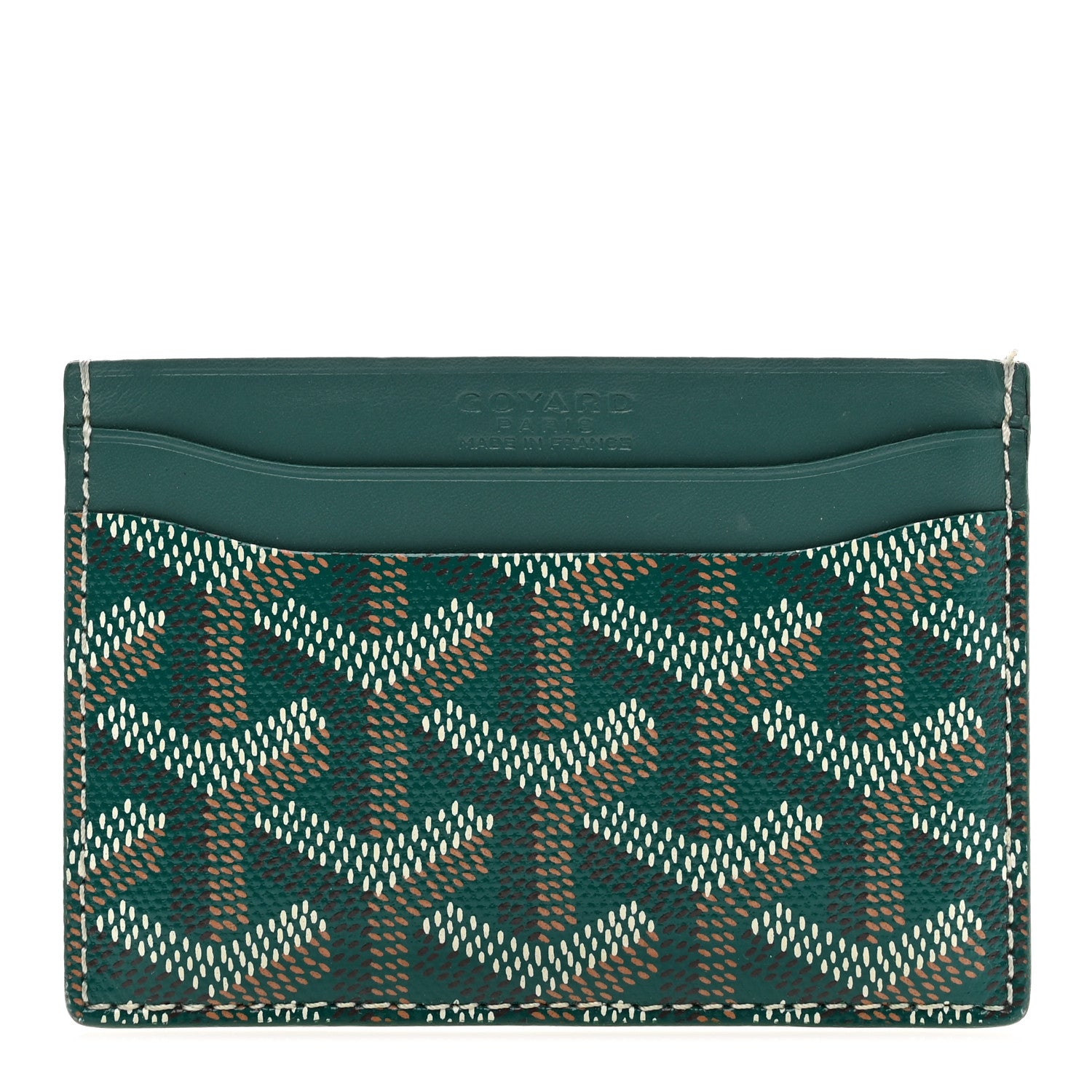 Goyard Goyardine Saint Sulpice Card Holder Green 1 of 9