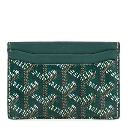 Goyard Goyardine Saint Sulpice Card Holder Green 1 of 9