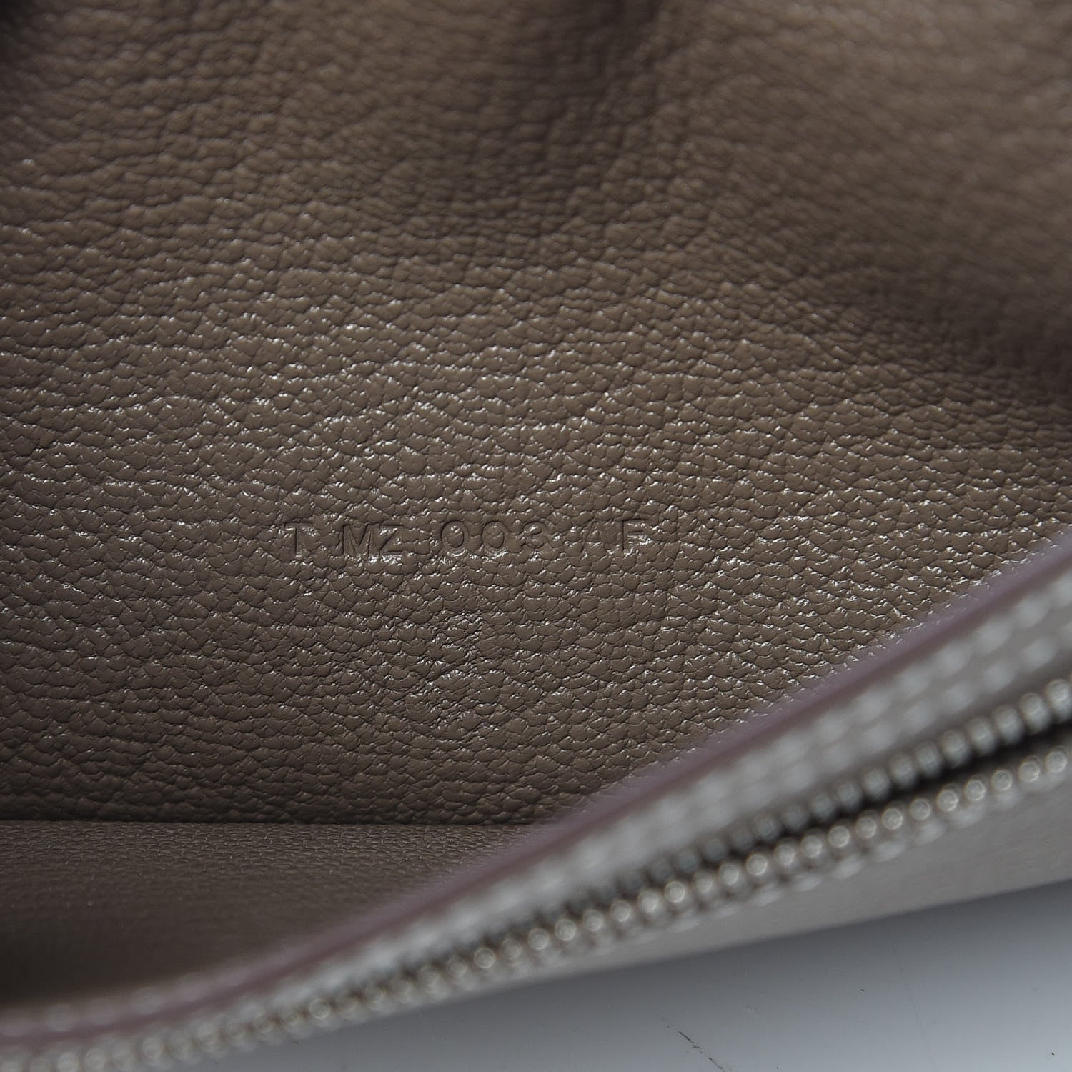 Hermes Chevre Mysore Bearn Gusset Wallet Etoupe 7 of 10