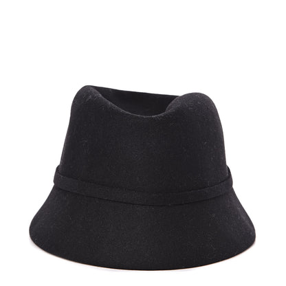 Christian Dior Felt Cloche Dior Arty Hat 57 Black 1 of 6