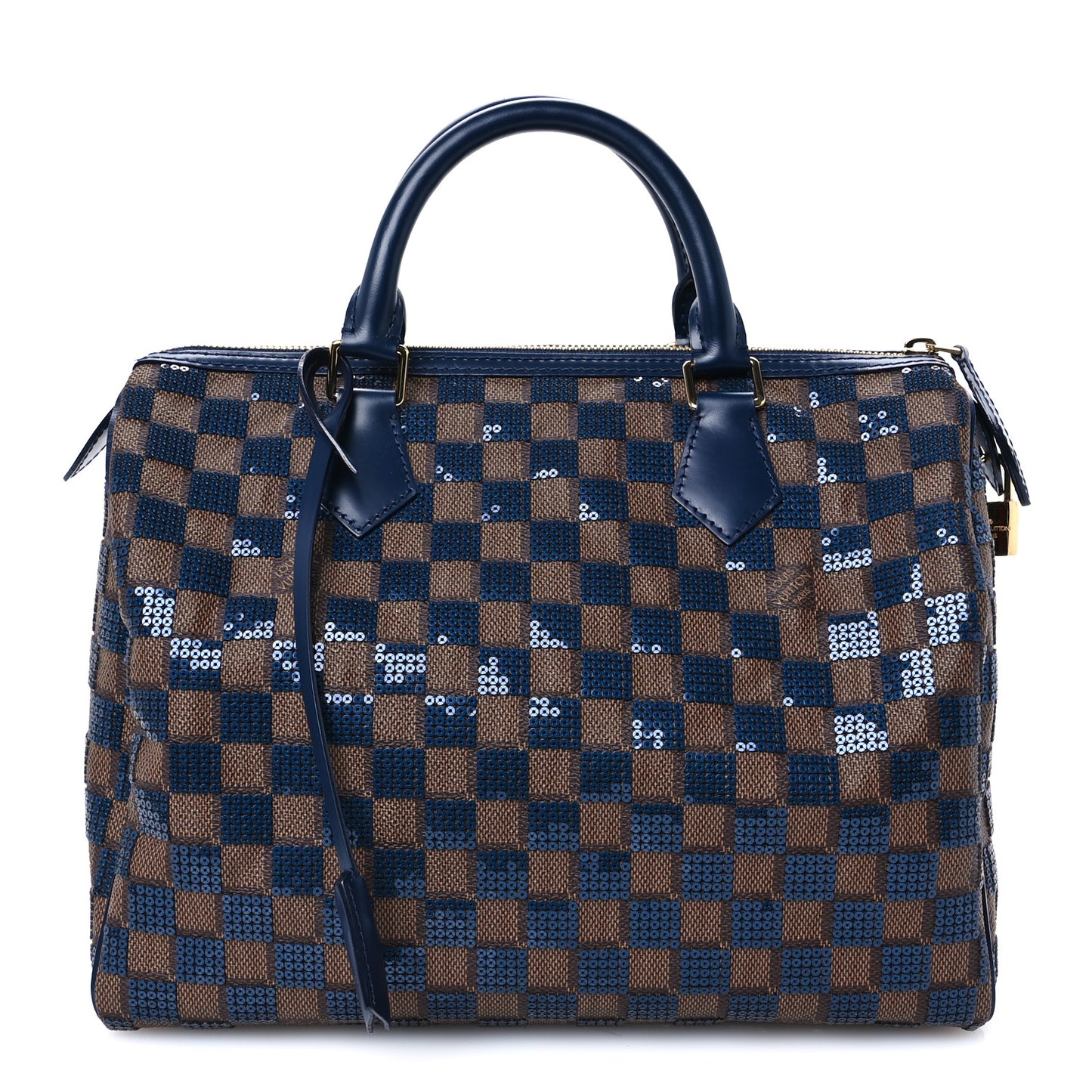 Damier Paillettes Speedy 30 Blue
