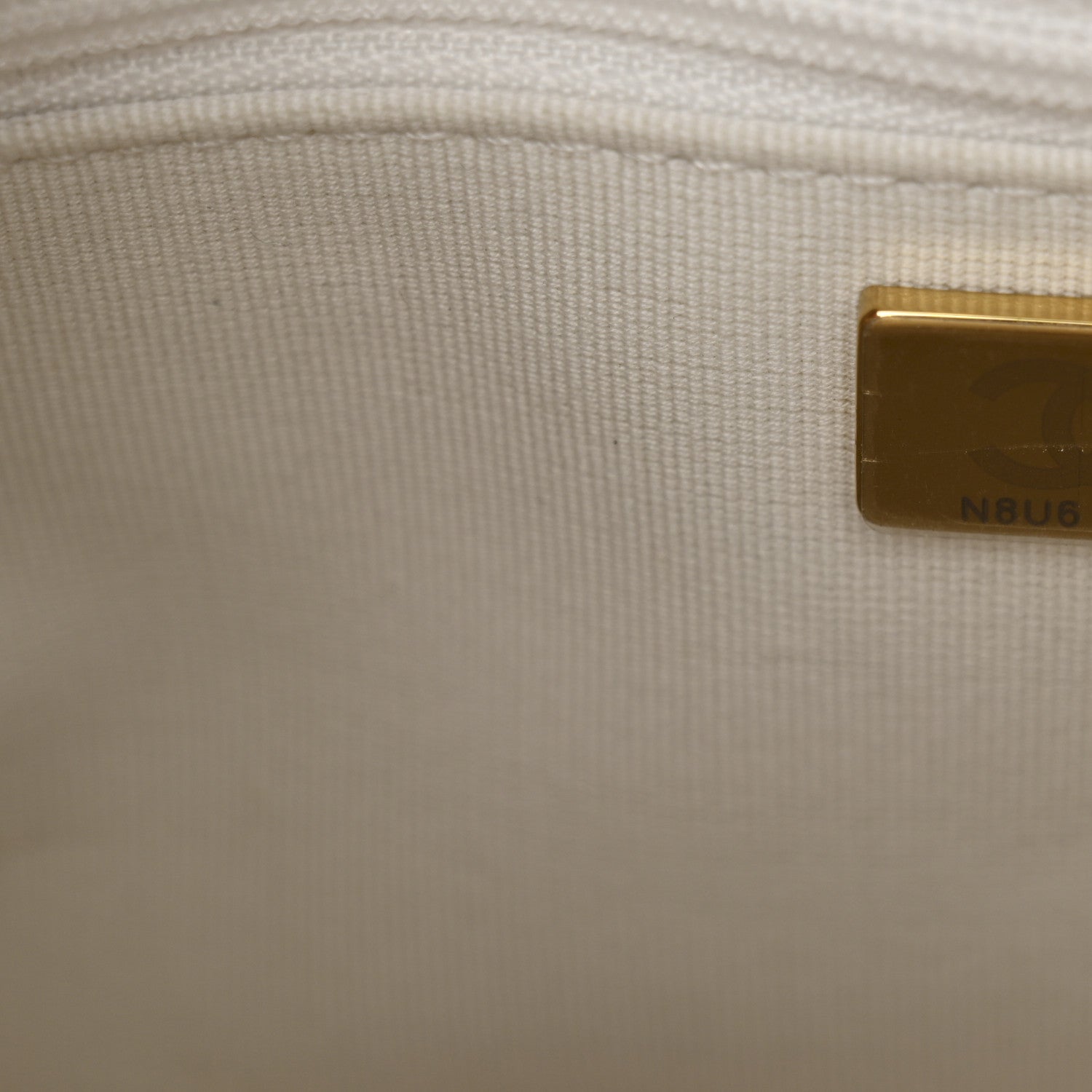 Chanel Caviar Quilted Small Bowling Bag White 7 of 11