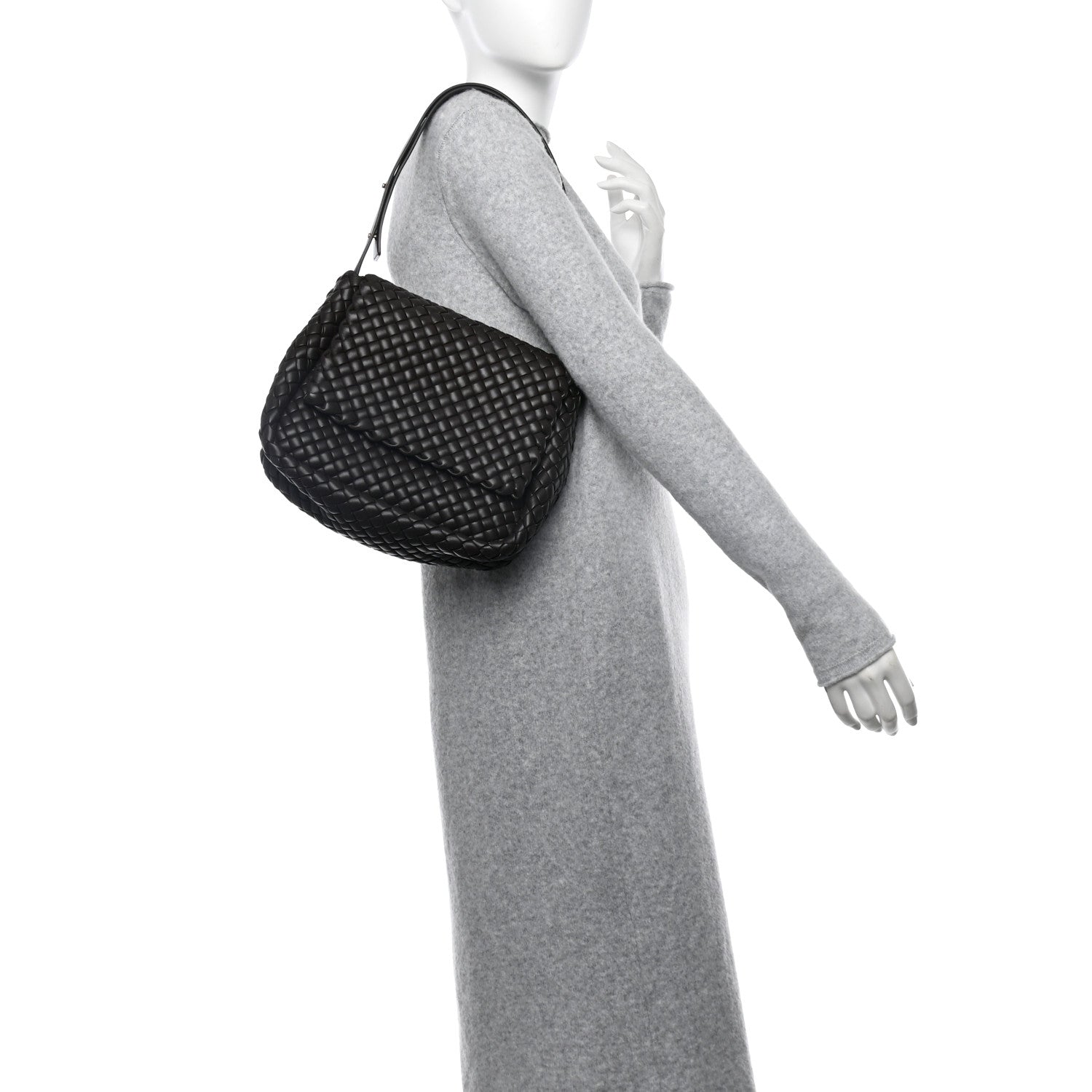Bottega Veneta Nappa Intreccicio Padded Small Cobble Shoulder Bag Light Brown 2 of 10
