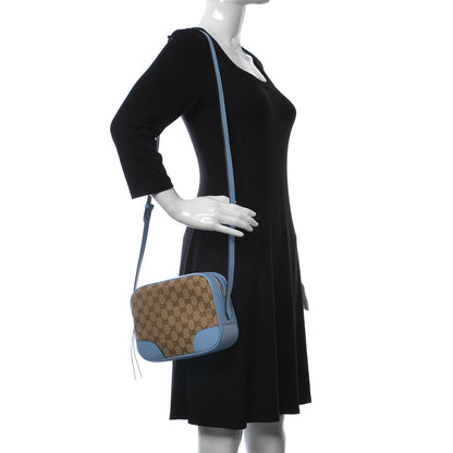 Gucci Monogram Mini Bree Messenger Bag Beige Mineral Blue 2 of 9