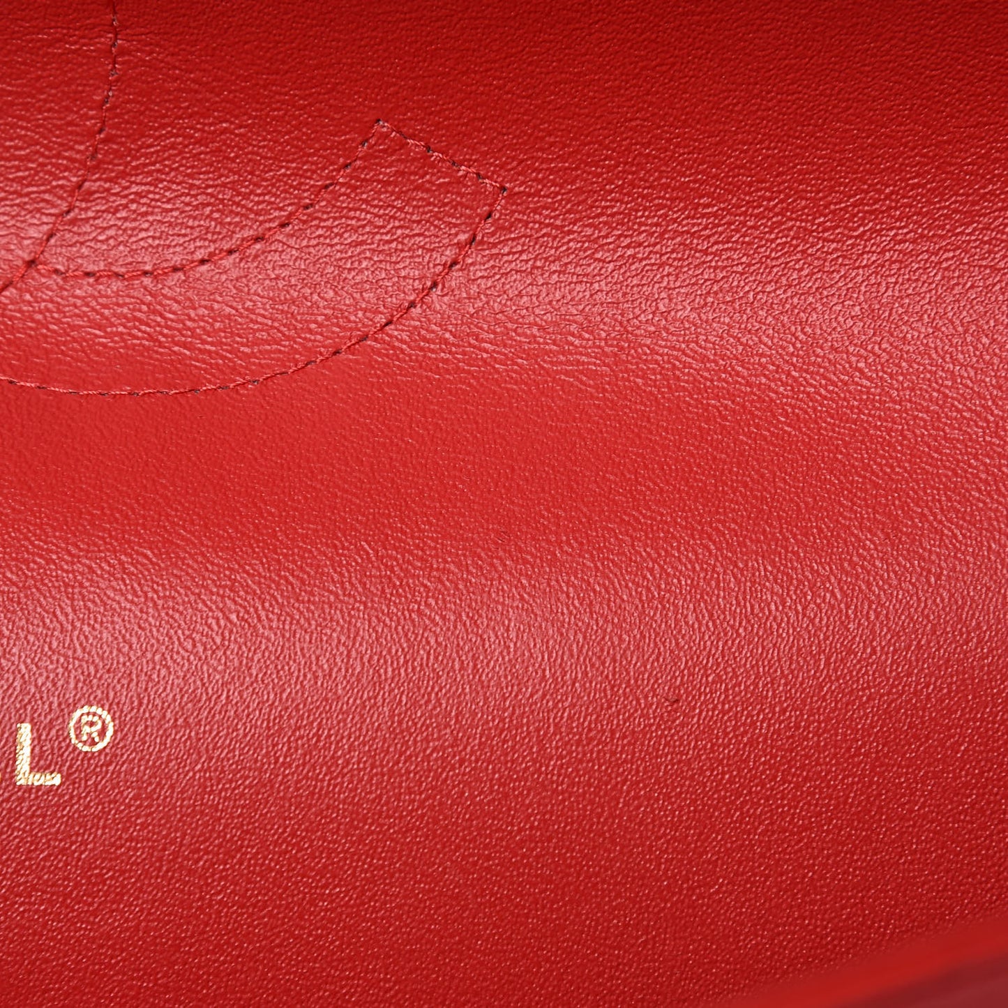 Lambskin Quilted Maxi Double Flap Red