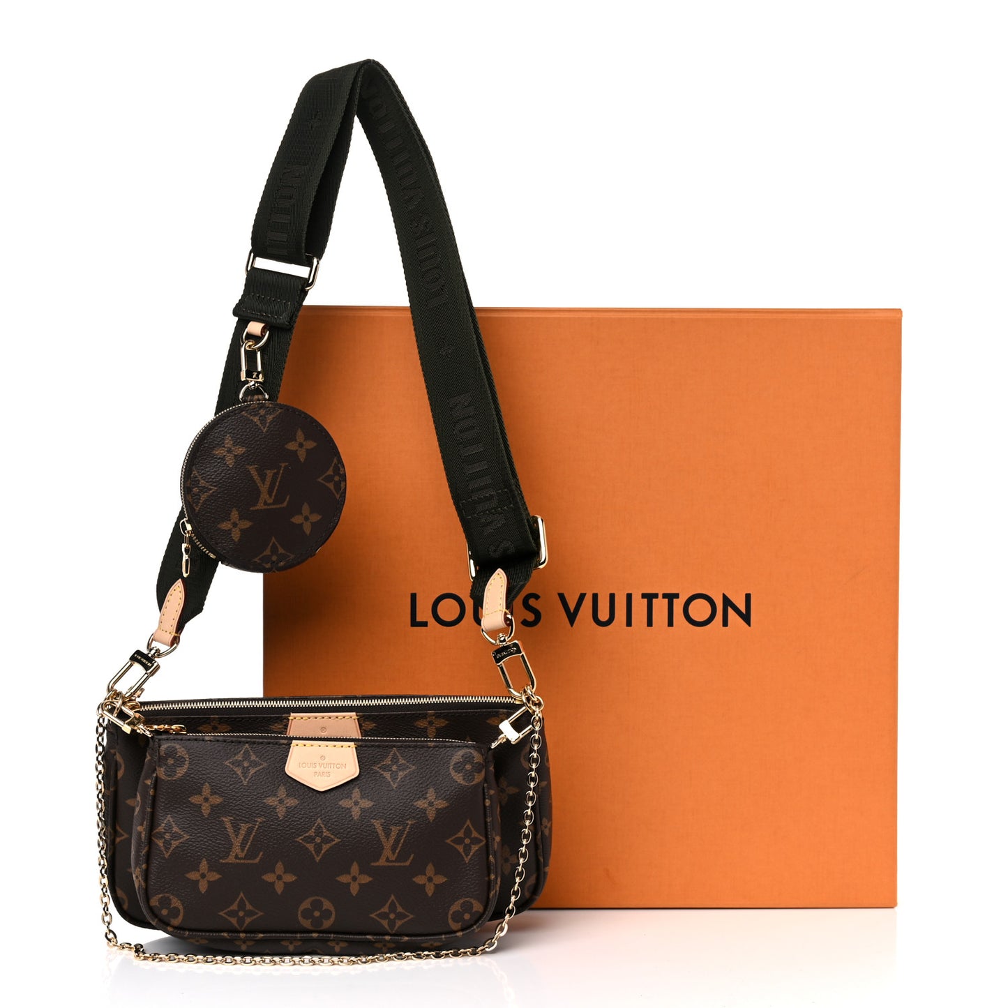 Monogram Multi Pochette Accessories Kaki