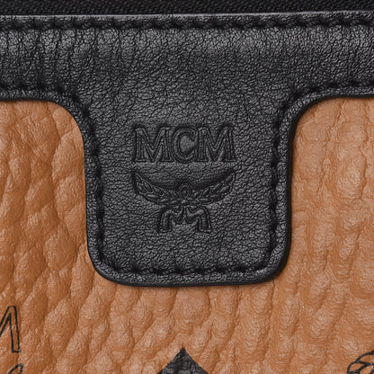 MCM Galaxy Visetos Medium Project Reversible Shopper Tote Cognac Multicolor 14 of 16