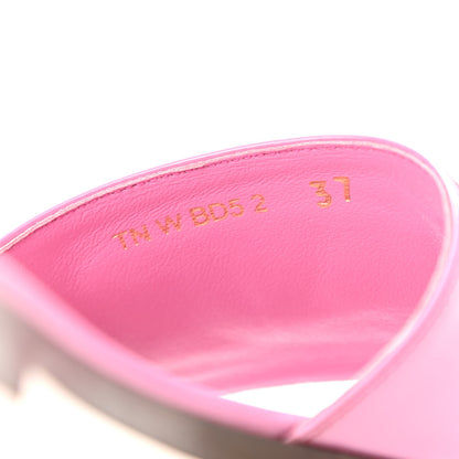 Valentino Garavani Patent Vlogo Flat Slide Sandals 37 Radiant Orchid 8 of 8