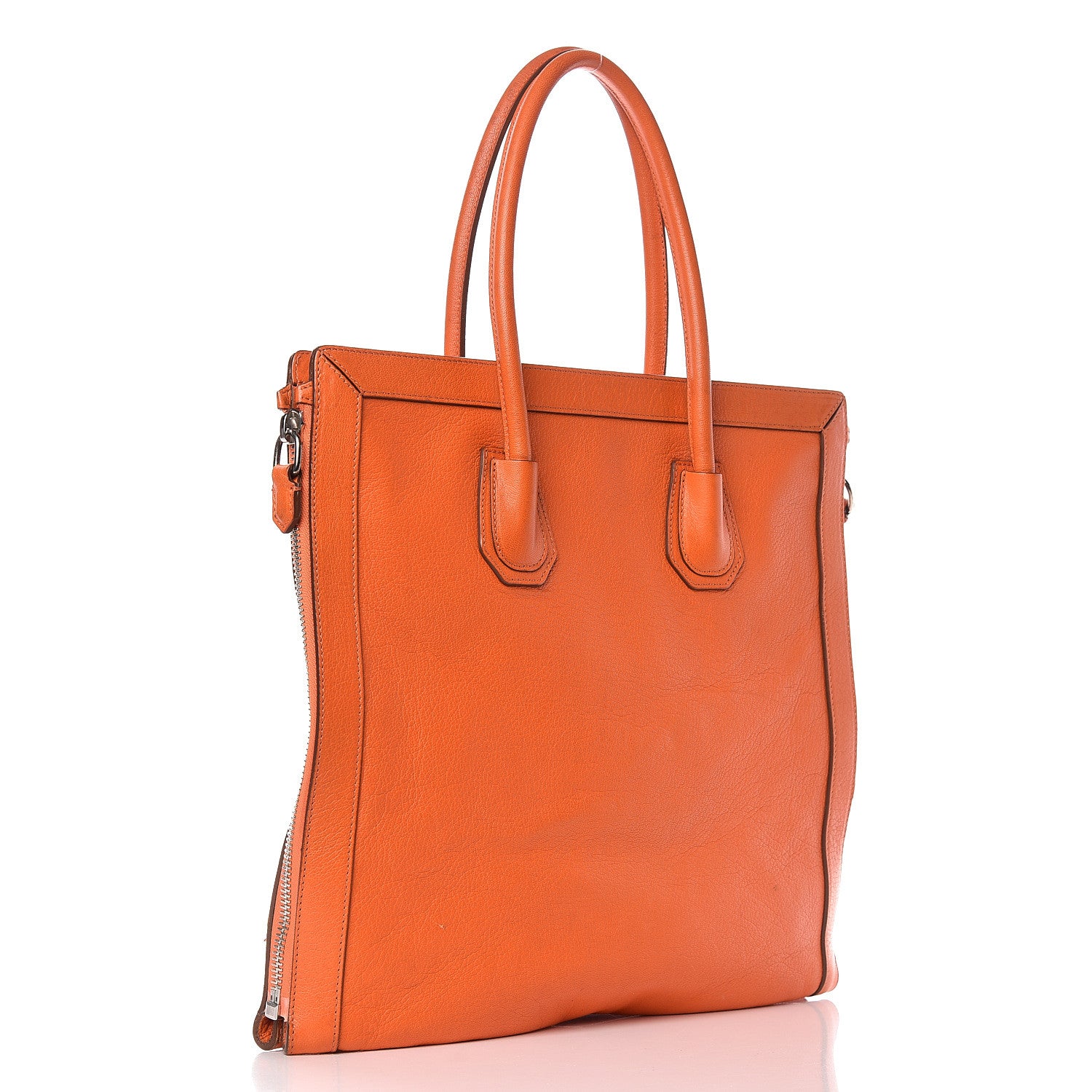 Givenchy Grained Goatskin Antigona Zippered Tote Orange 5 of 44