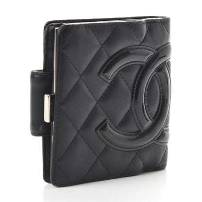 Chanel Calfskin Quilted Cambon Bi-Fold Wallet Black 3 of 11