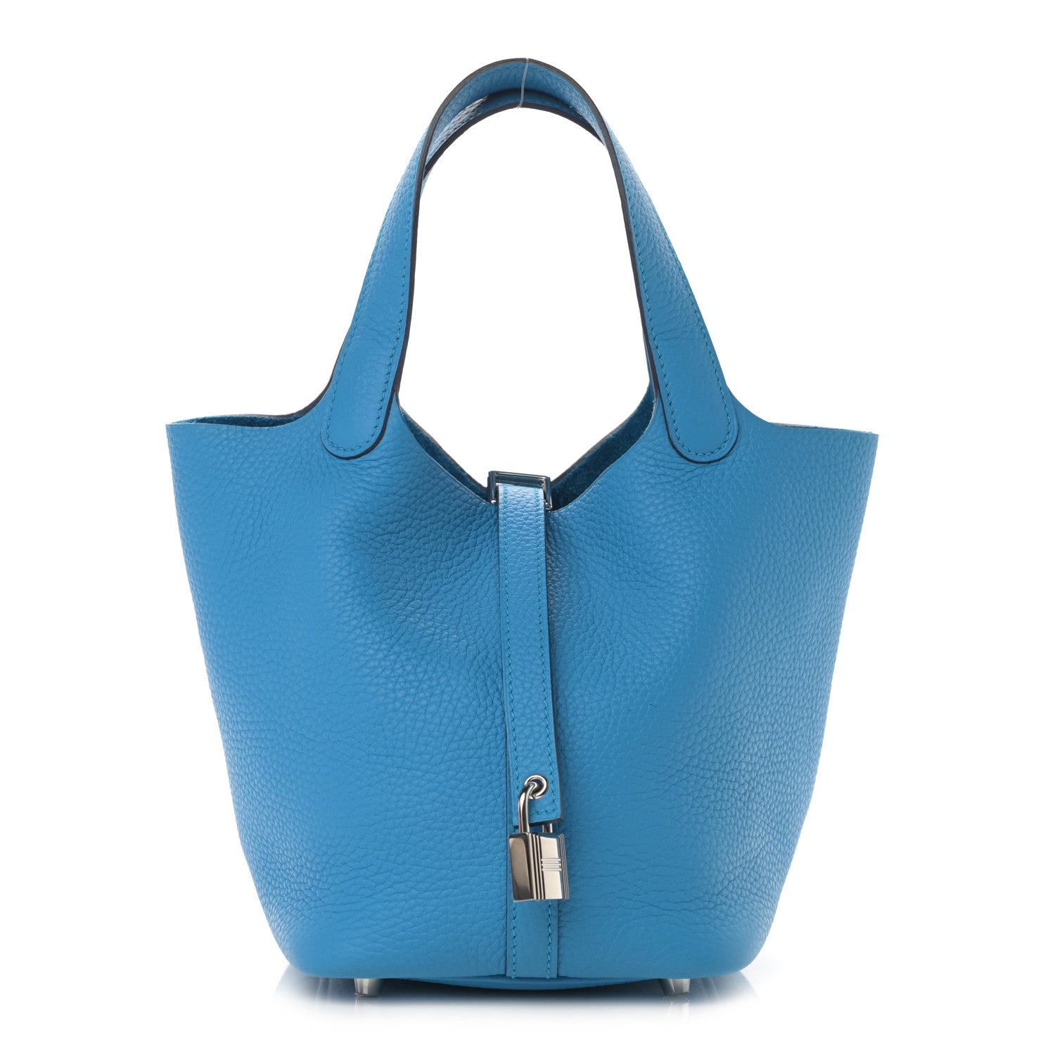 Hermes Taurillon Clemence Picotin Lock 18 PM Bleu Frida 1 of 10