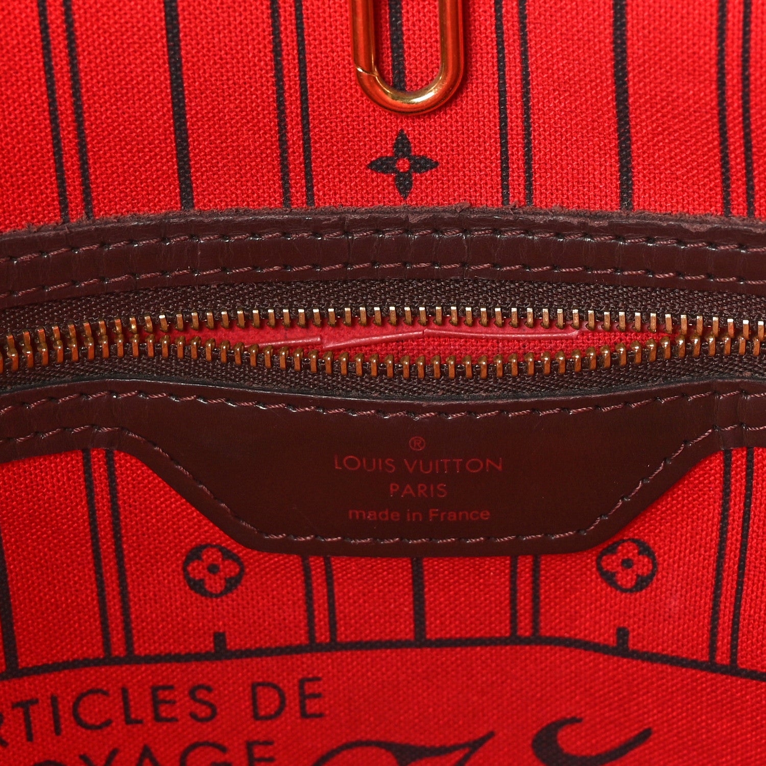 Louis Vuitton Damier Ebene Neverfull MM 6 of 10