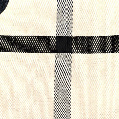 Burberry Coated Canvas Mega Check Sketchbook Reversible Tote White Black 16 of 23