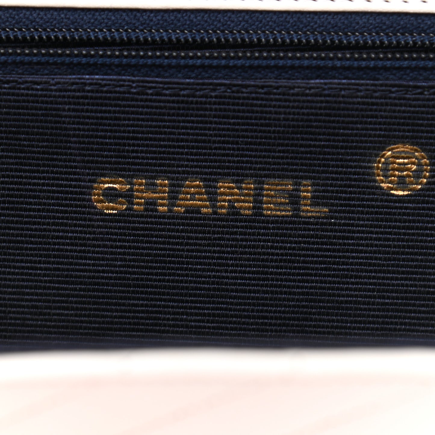 Lambskin Diagonal Quilted Small Single Flap White