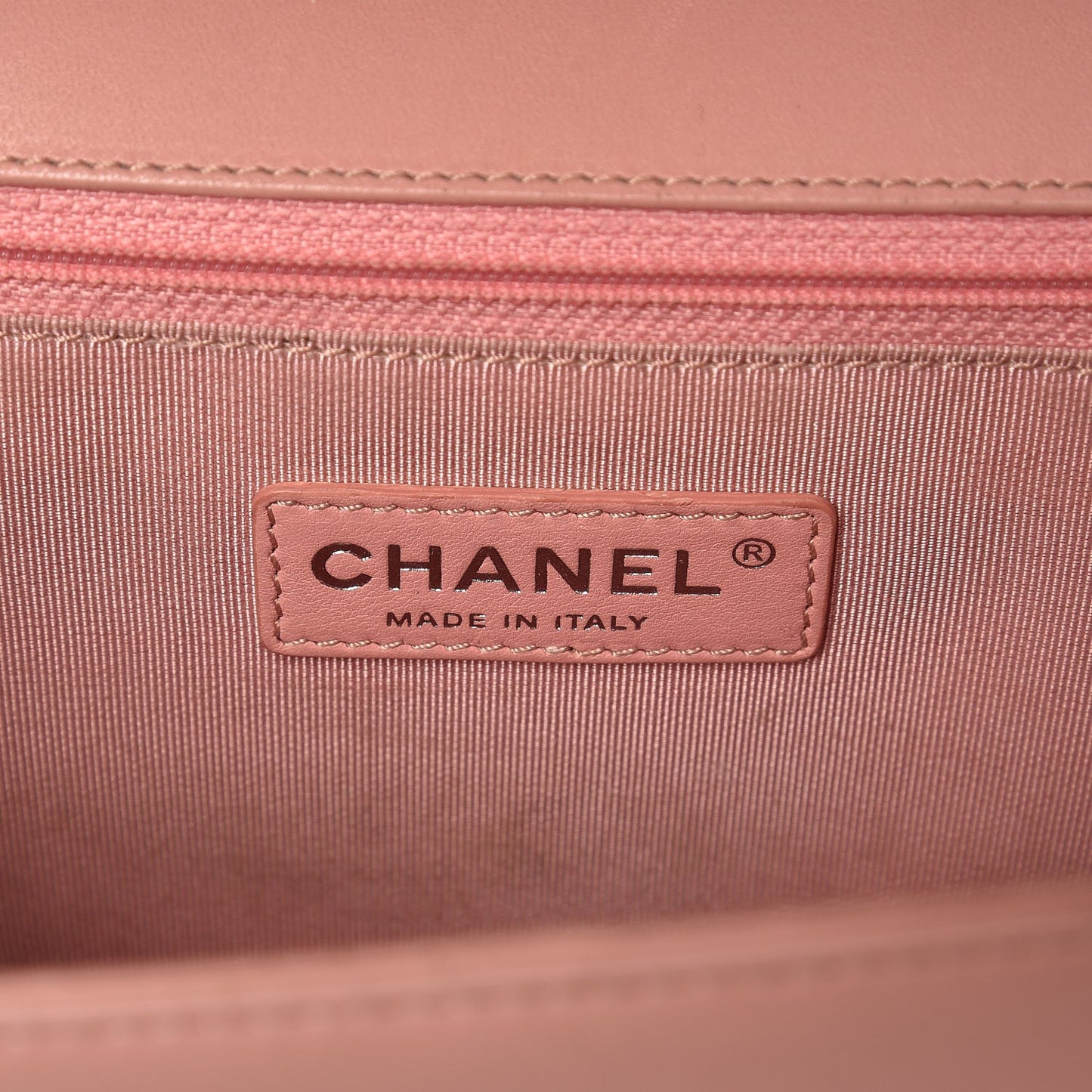Lambskin Quilted New Medium Boy Flap Bag Pink