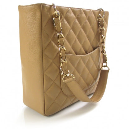 Chanel Caviar Petit Shopping Tote PST Beige 3 of 12
