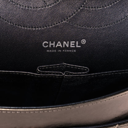 Chanel Metallic Aged Calfskin Quilted 50th Anniversary 2.55 Reissue 227 Flap Bronze 6 of 15