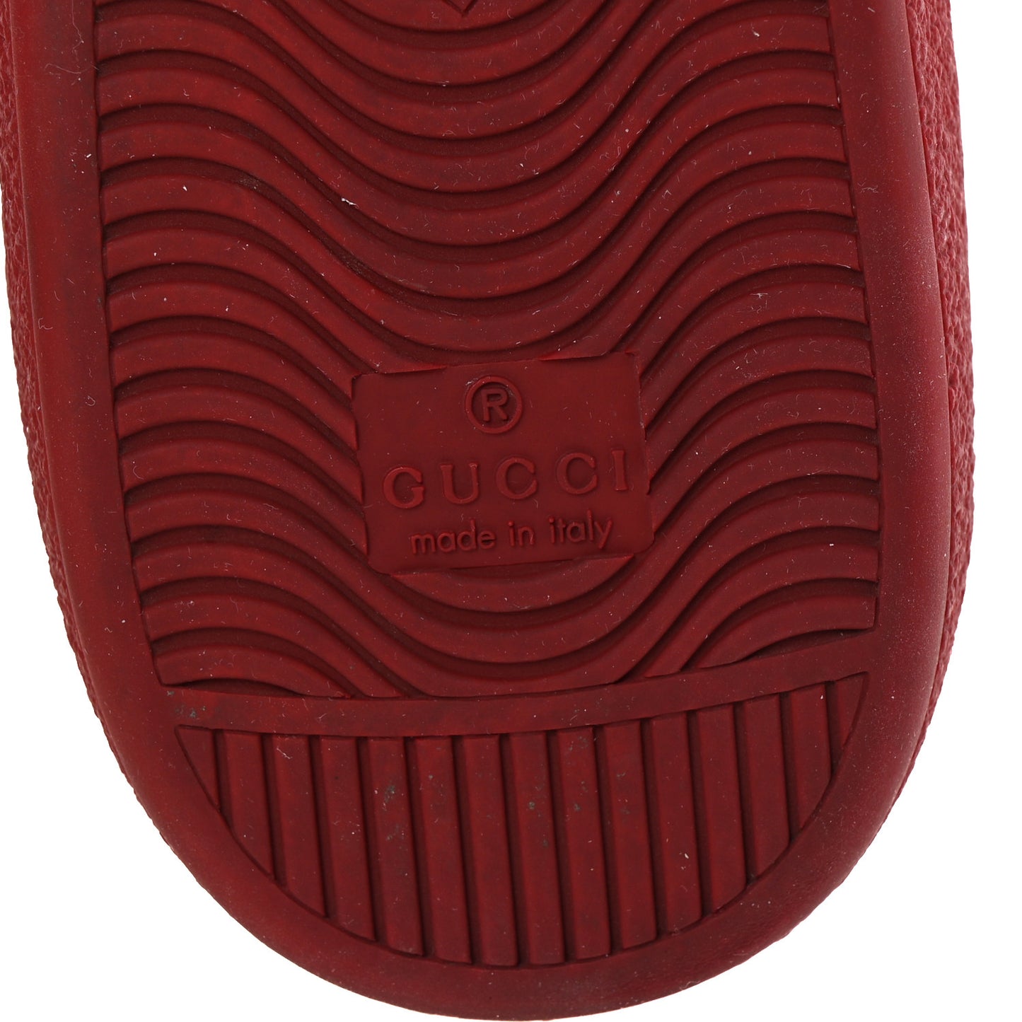 GG Supreme Monogram Ayers Web Mens New Ace Sneakers 8 Beige Ebony Red