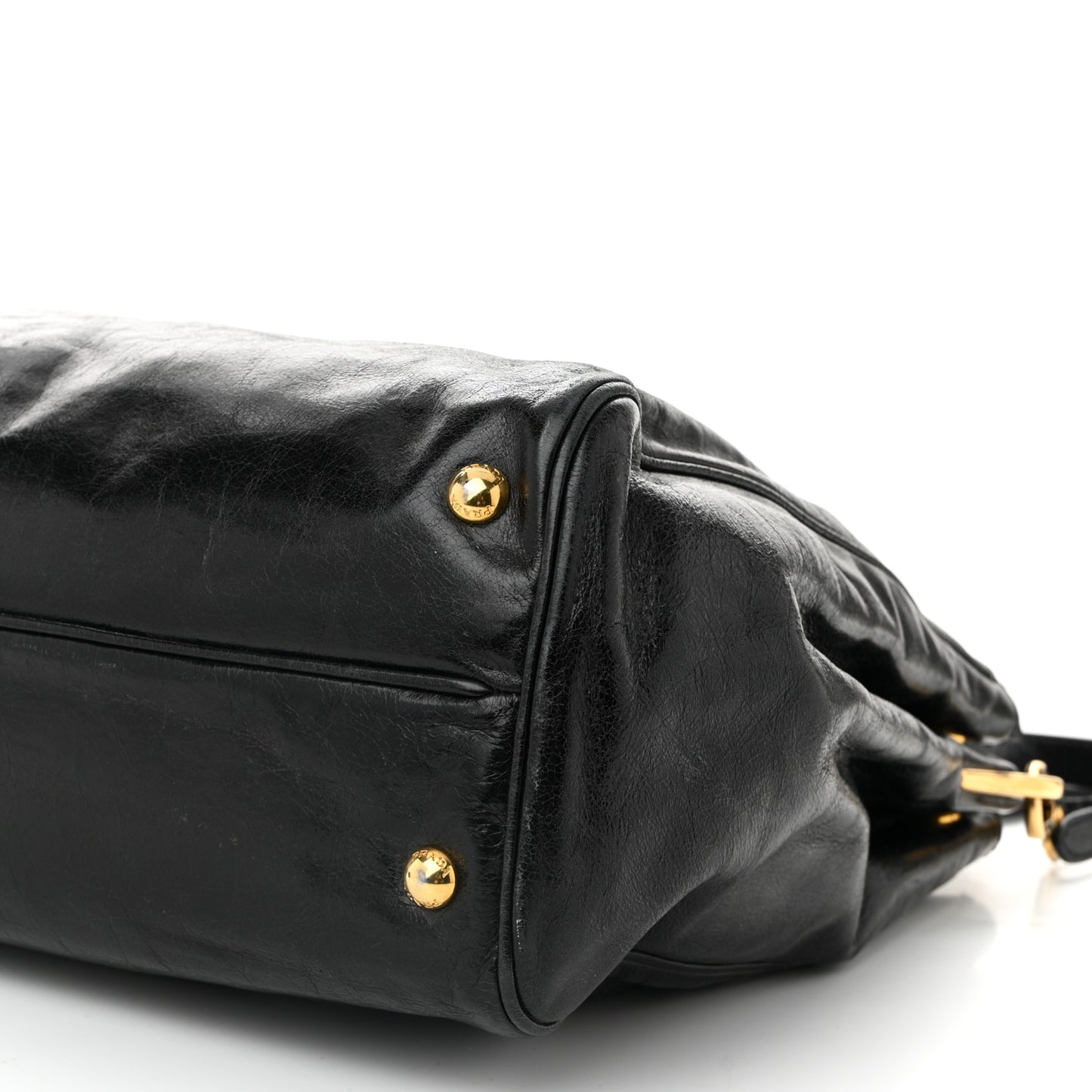 Glace Calf Tote Black