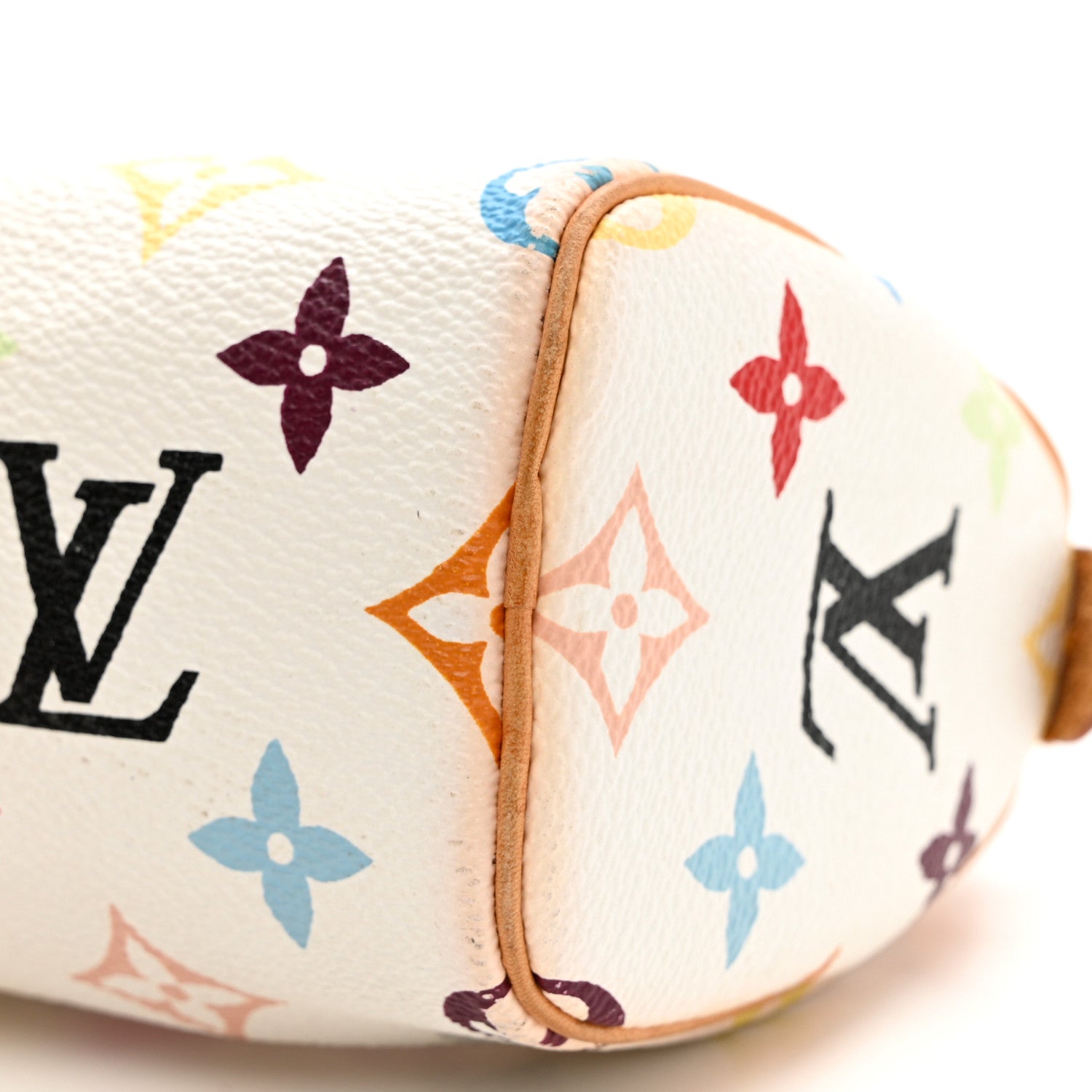 Louis Vuitton Monogram Multicolor Mini Sac HL Speedy White 7 of 9