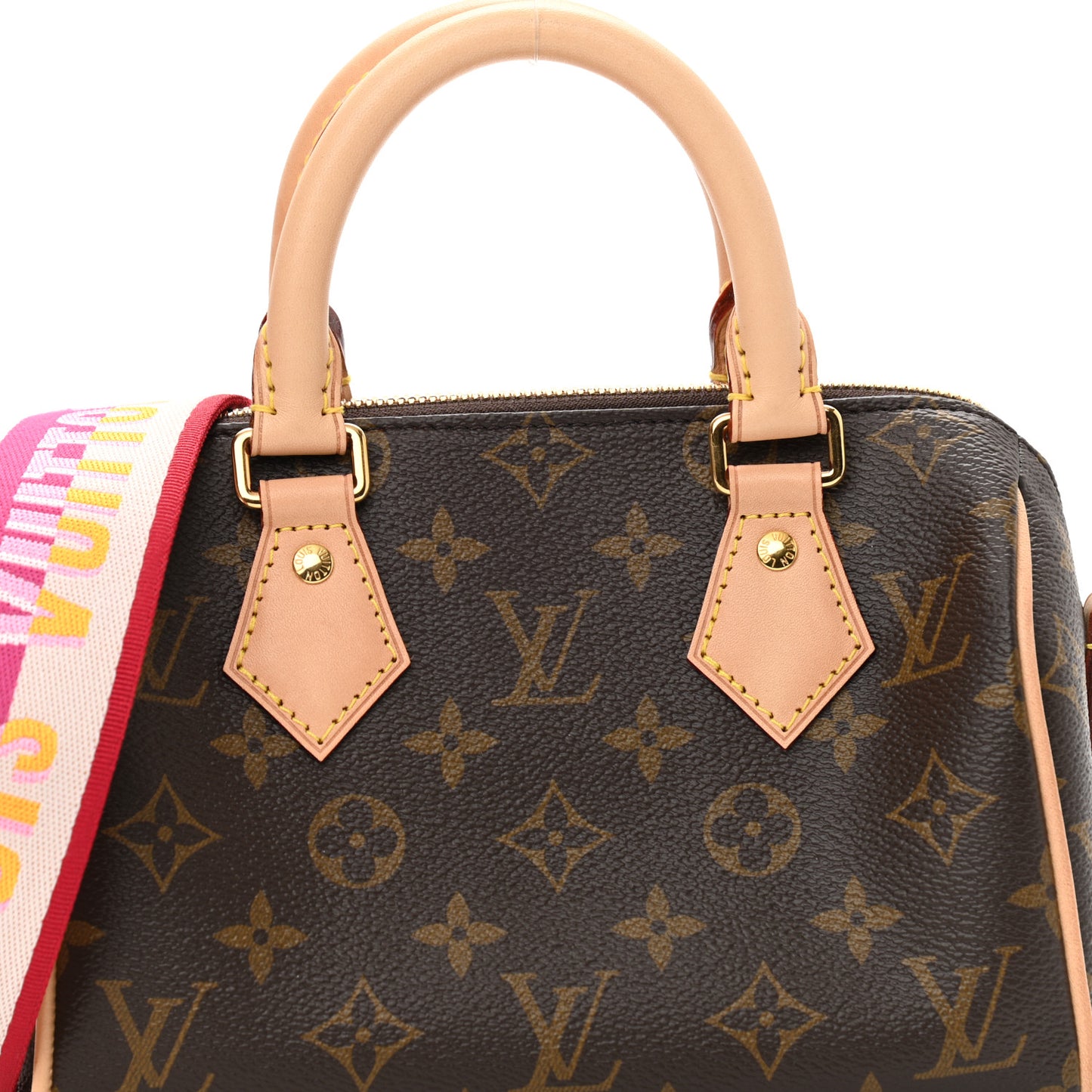 Monogram Speedy Bandouliere 20 Fuchsia