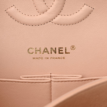 Chanel Caviar Quilted Medium Double Flap Beige 5 of 10