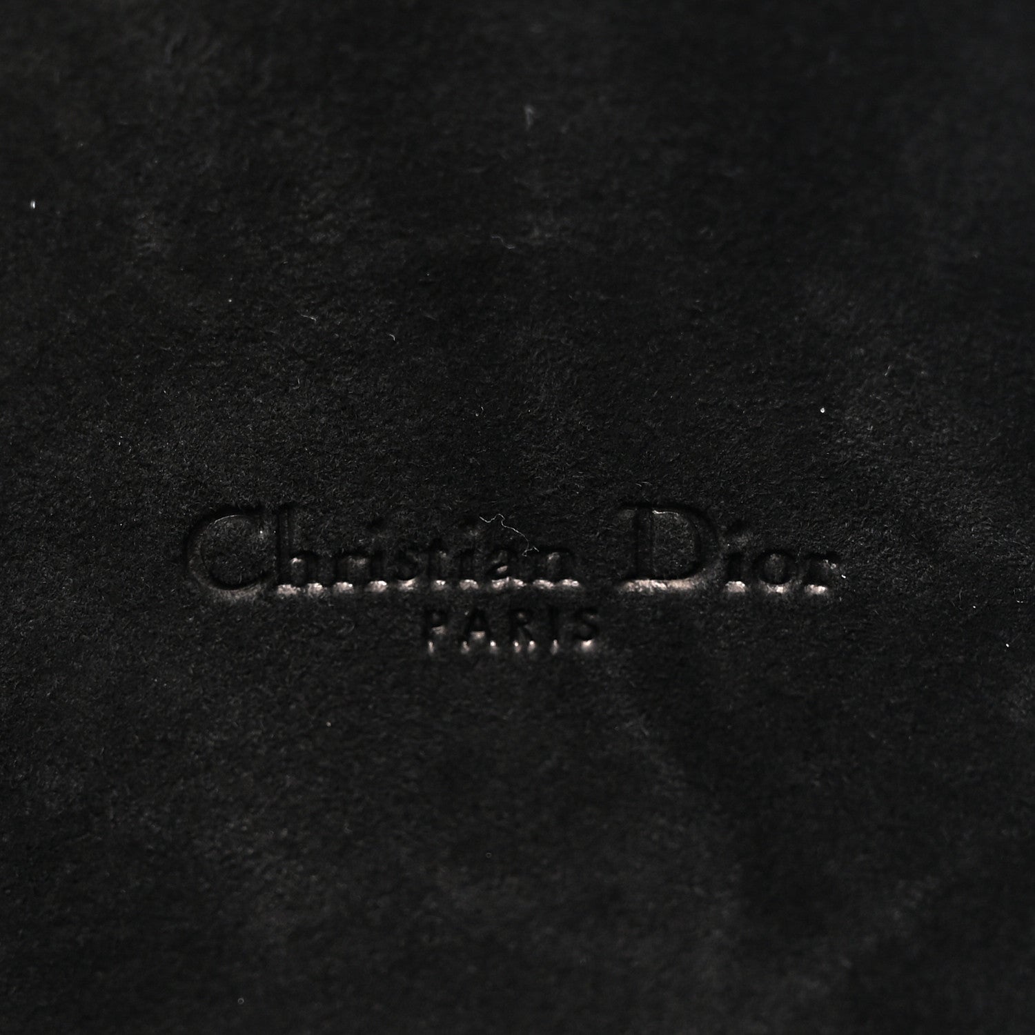 Christian Dior Grained Calfskin Caro Double Pouch Black 6 of 10