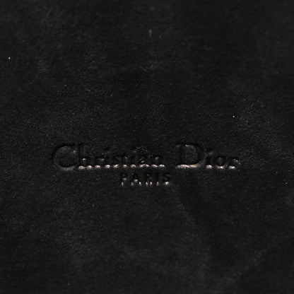 Christian Dior Grained Calfskin Caro Double Pouch Black 6 of 10