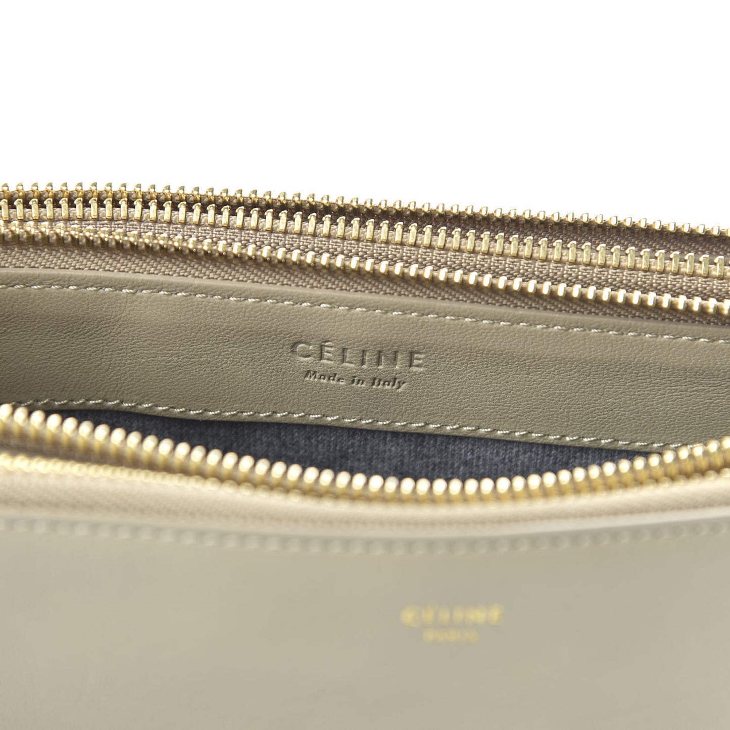 Lambskin Large Trio Crossbody Bag Beige